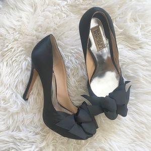 Badgley Mischka Peep Toe Heels